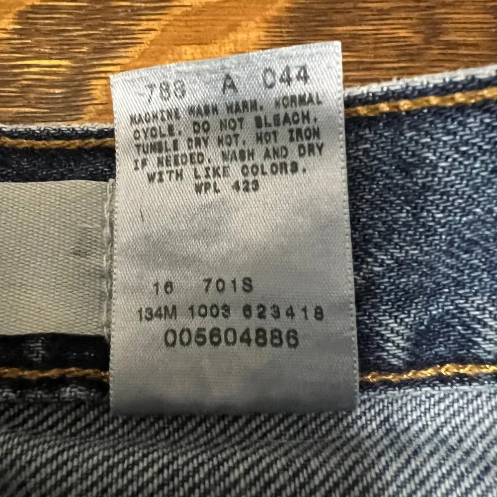 Levi's 560 Vintage Y2K Jeans Men's 33x32 Blue Comfort Fit Tapered Leg